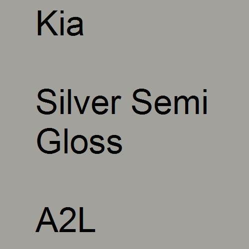 Kia, Silver Semi Gloss, A2L.